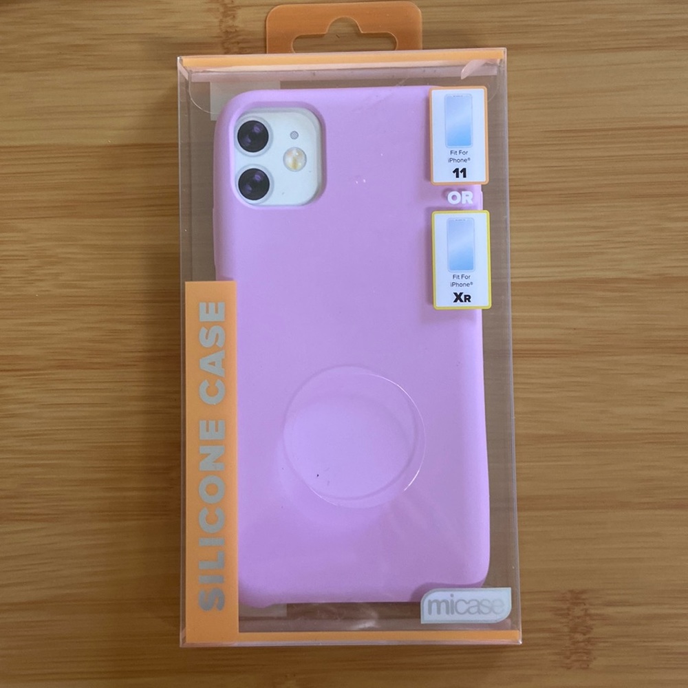 NWT micase pink silicone case for iPhone 11/Xr